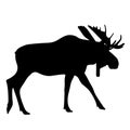 Moose antler silhouette eps crafteroks