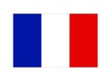 France flag - French Republic Royalty Free Stock Photo