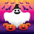 Happy and fun Halloween background