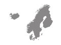 Nordic countries maps - The Nordic countries or the Nordics