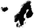 Nordic countries maps - The Nordic countries or the Nordics