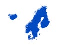 Nordic countries maps - The Nordic countries or the Nordics