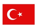 Turkish flag - Republic of Turkey