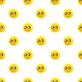 vector files repeatable seamless pattern of a drawing duck face with flat design style