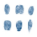 Vector finger prints police