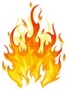 Vector fire Royalty Free Stock Photo