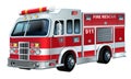 Vector Firetruck Royalty Free Stock Photo