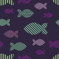 Vector fish background