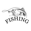 Vector fishing design-illustration symbol