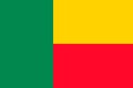 Vector flag of Benin Royalty Free Stock Photo