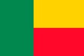 Vector flag of  Benin Royalty Free Stock Photo