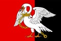 Vector flag of Buckinghamshire County, England. United Kingdom.