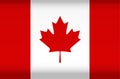 Vector flag of Canada. Color symbol isolated