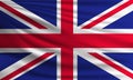 Vector flag of United Kingdom Royalty Free Stock Photo