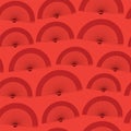 Vector flamenco style seamless fan pattern. Design and decoration element