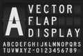 Vector flap display