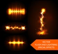 Vector flash effects