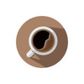 Flat design Coffee Royalty Free Stock Photo