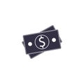 Vector flat dollar icon. Currency bill USD sign. The symbol of cash or electronic money. Banking and financial illustration