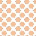 Vector flat hand drawn seamless geometric pattern with tambourine