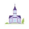 Catholic Church landscape. Royalty Free Stock Photo