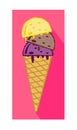 Vector flat icon of Ice Cream