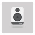 Vector of flat icon, speakers