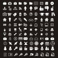 Vector flat icons with various themes