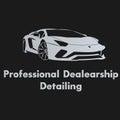 Vector flat illustration of professional dealership detailing car logo template design