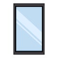 Vector Flat Illustration - Rectangle Mirror