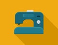 Vector flat illustration Sewing machine. Royalty Free Stock Photo