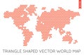 Vector Flat World Map Infographic. Map of the World. Royalty Free Stock Photo