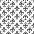 Vector Fleur de Lis Seamless Pattern