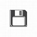 Vector of floppy disk icon Royalty Free Stock Photo