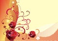 Vector floral background-9