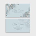 vector floral business card set Royalty Free Stock Photo