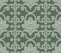 Vector Floral Damask Wallpaper Pattern Design