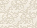 Vector Floral lace vintage rustic seamless pattern Royalty Free Stock Photo