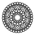 Vector Floral mandala design that you can use in any design to make it elegant and attractive