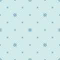 Vector floral minimalist seamless pattern. Subtle blue and mint green background