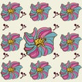 Vector floral pattern