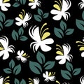 Vector floral pattern