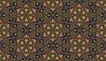 Vector floral seamless pattern background in Arabian style. Arabesque pattern. Eastern ethnic ornament.