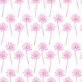 Vector Floral seamless pattern background. Flower background. doodle seamless texture with flowers. wallpaper Royalty Free Stock Photo