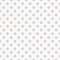 Vector floral seamless pattern. Light blue and white abstract geometric texture Royalty Free Stock Photo