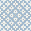 Vector floral seamless pattern. Vintage texture in light blue and white colors Royalty Free Stock Photo