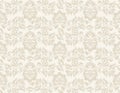 Vector Floral vintage rustic seamless pattern