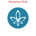 Vector FlorinCoin FLO logo