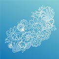 Vector flower background.