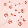 Vector flower background